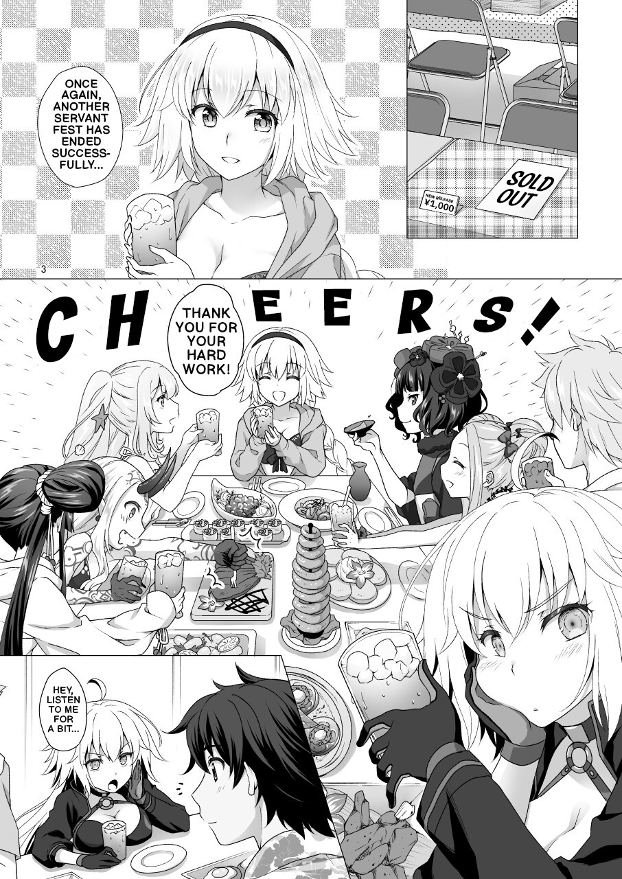 Hentai Manga Comic-CHALDEA GIRLS COLLECTION Jeanne Alter Continuous Orgasms Through the Command Spells-Read-2